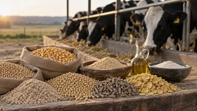 مواد مورد استفاده در خوراک دام